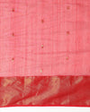 Vibrant Maheshwari Silk Pure Handloom Saree Red