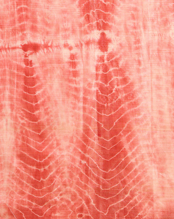 Bandhani & Shibori Khadi Silk Pink Suit