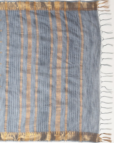 Pure Kota Silk Saree Beige Jaquard Weaving