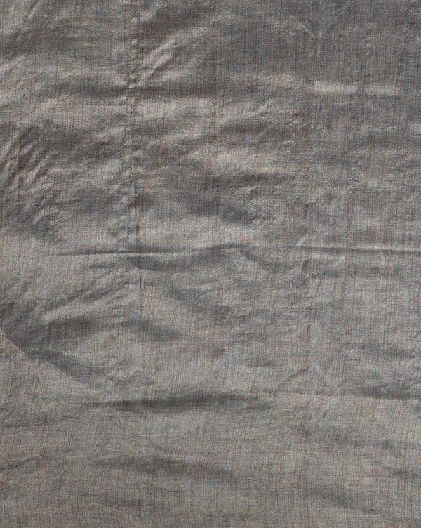 Katan Silk Shibiori Dyed Green Suit