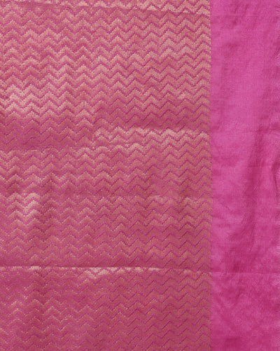 Katan Silk Jacquard Saree Pinkish Purple