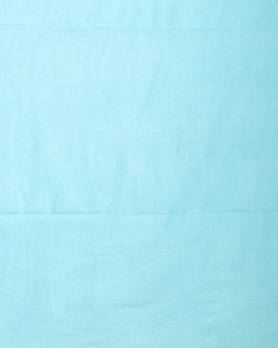 Gulmohar Slub Linen Aqua Blue Unstitched Suit