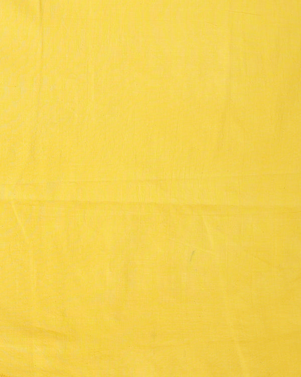 Gulmohar Slub Linen Vivid Yellow Unstitched Suit