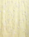 Kashidakari Kota Doria Embroidered Sunny Yellow Suit