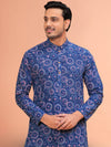 Indiehaat | BlockPrinted Cotton Kurta Pyjama Blue