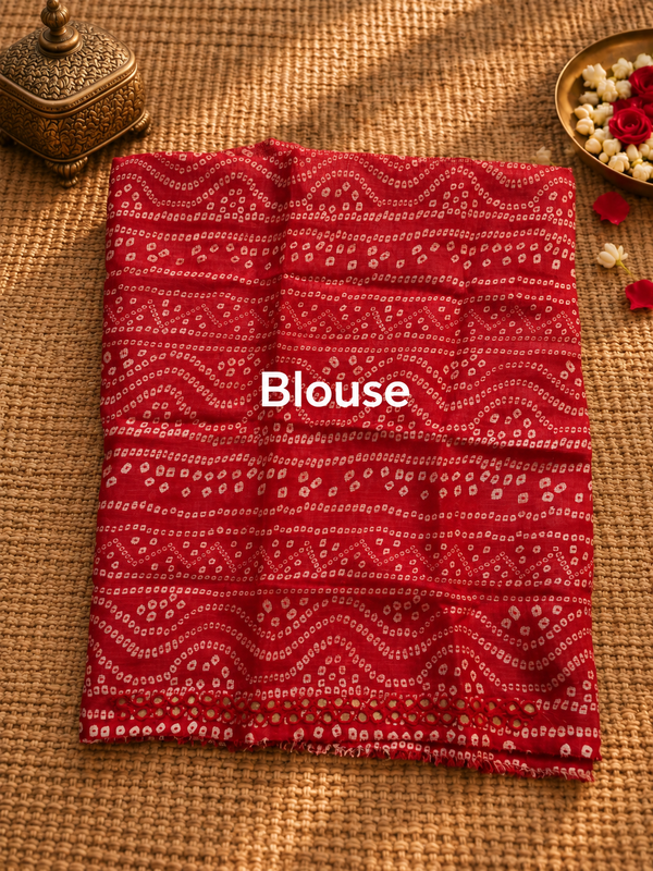 Indiehaat | Kota Cotton Gota Patti White Saree