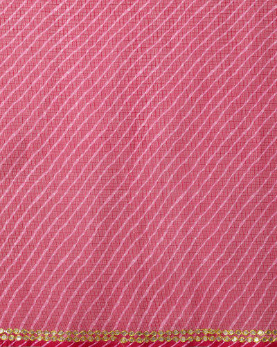 Indiehaat | Kota Cotton Gota Patti Yellow Saree