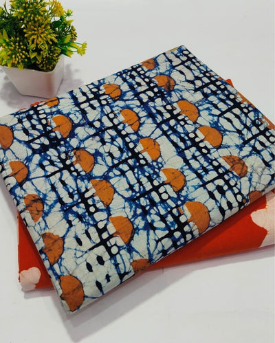 Indiehaat | Blockprinted Cotton Suit (Top & Bottom) Multicolor