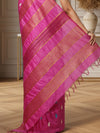 Lovable Eri Tussar Silk Embroidered Pink Saree
