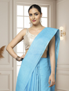 Kota Silk Saree Sequence Pallu & Zig-Zag Design