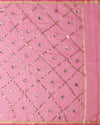 Pankhudi Gota Patti Rani Pink Kota Cotton Saree