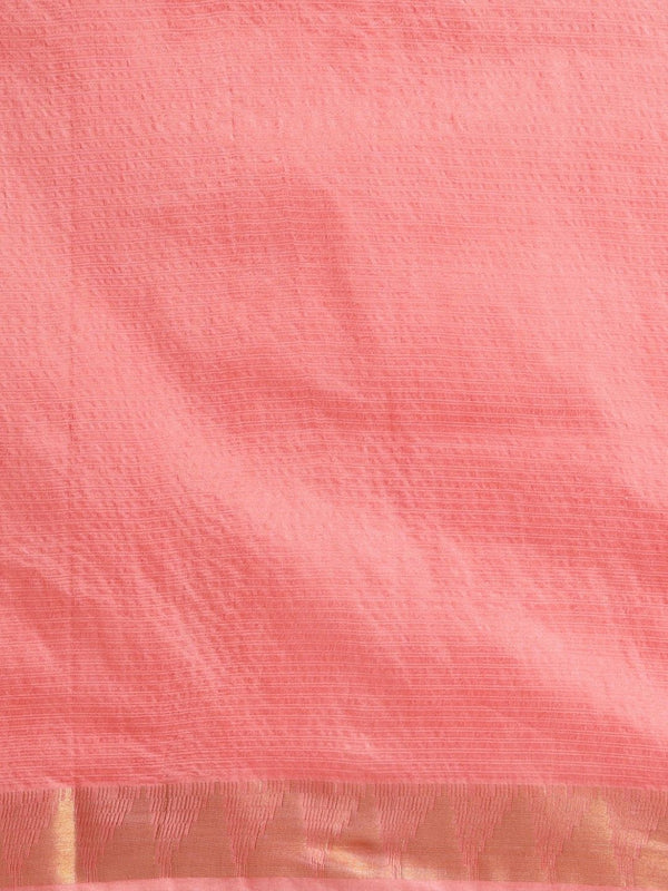 Rangriti Hand Dyed Kota Silk Saree Pink