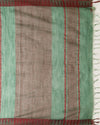Indiehaat | Kota Silk Hand Dyed Jacquard Saree Green