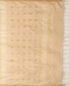 Indiehaat | Kota Silk Hand Dyed Jacquard Saree Beige