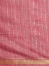 Indiehaat | Hand Dyed Kota Silk Check Saree Red