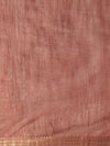 Indiehaat | Hand Dyed Kota Silk Check Saree Brown