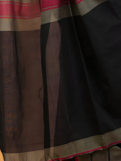 Indiehaat | Hand Dyed Khadi Cotton Saree Multicolor