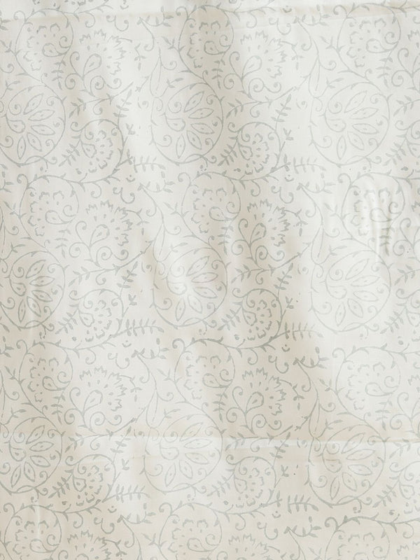 Indiehaat | Pure Kota Doria Blockprint Suit Blue