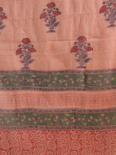 Indiehaat | Pure Kota Doria Blockprint Suit Red