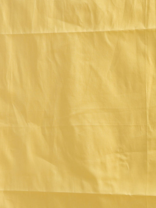 Indiehaat | Pure Kota Doria Blockprint Suit Yellow