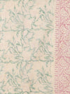 Indiehaat | Kota Doria Hand Block Print Multicolor Saree