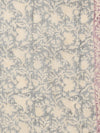 Indiehaat | Kota Doria Hand Block Print Multicolor Saree