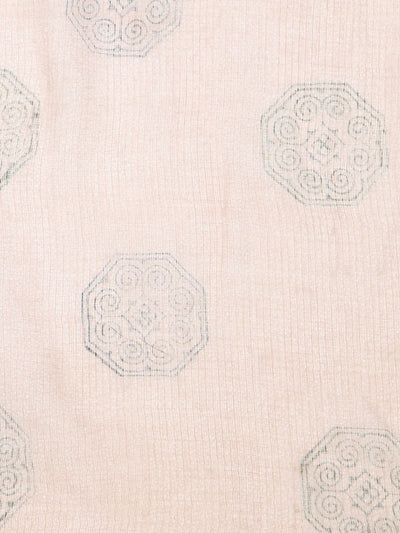 Indiehaat | Kota Doria Hand Block Print Multicolor Saree