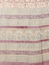 Indiehaat | Kota Doria Hand Block Print Multicolor Saree