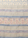Indiehaat | Kota Doria Hand Block Print Multicolor Saree