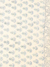 Indiehaat | Kota Doria Hand Block Print Multicolor Saree