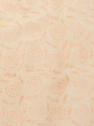Indiehaat | Kota Doria Hand Block Print Multicolor Saree