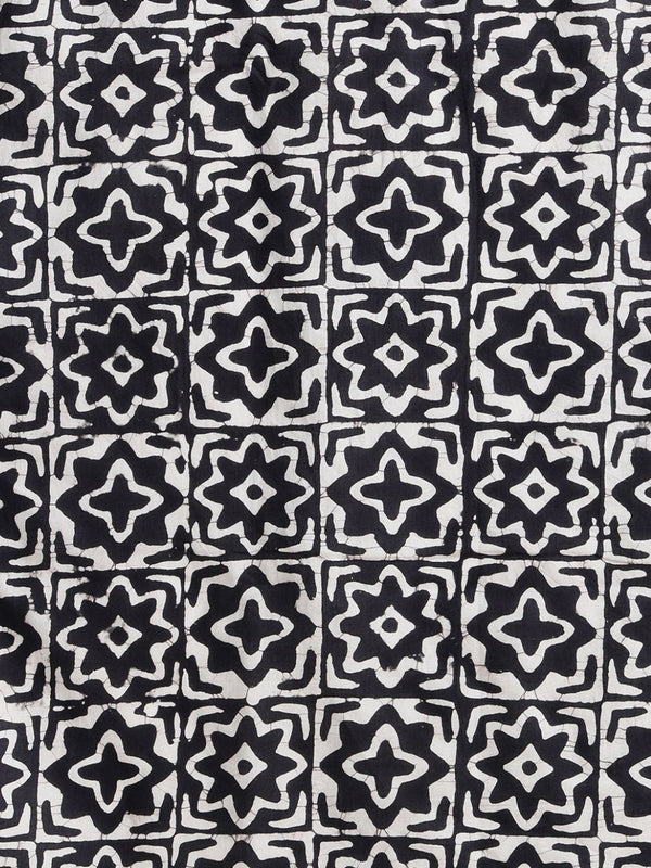 Indiehaat | Pure Mul Cotton Hand Wax Batik Suit Blue