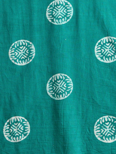 Indiehaat | Kota Doria Hand Wax Batik Suit Black