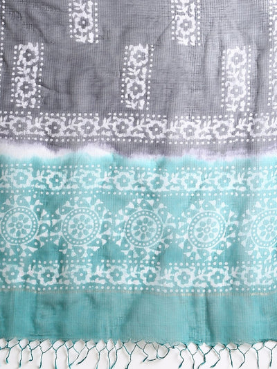 Indiehaat | Kota Doria Hand Wax Batik Suit Green