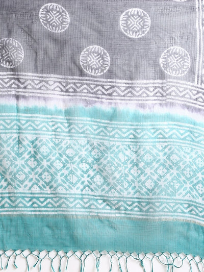 Indiehaat | Kota Doria Hand Wax Batik Suit Green