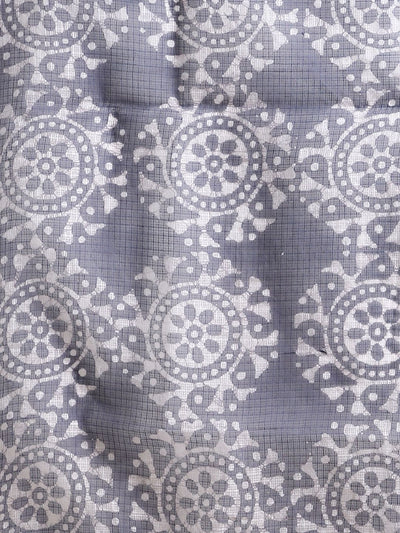 Indiehaat | Kota Doria Hand Wax Batik Suit Blue