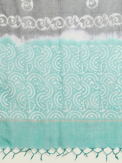 Indiehaat | Kota Doria Hand Wax Batik Suit Green