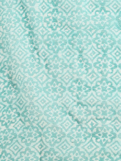 Indiehaat | Kota Doria Hand Wax Batik Suit Green