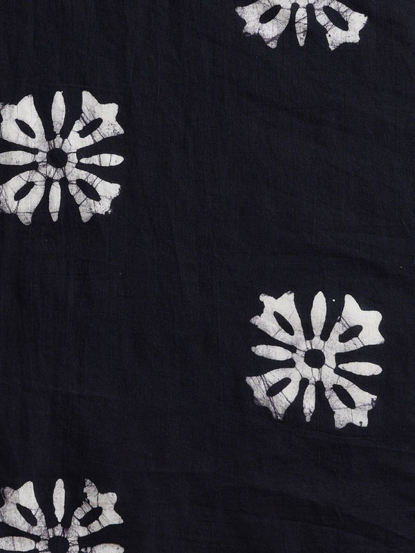 Indiehaat | Kota Doria Hand Wax Batik Suit Green