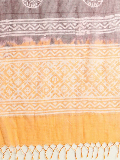 Indiehaat | Kota Doria Hand Wax Batik Suit Yellow
