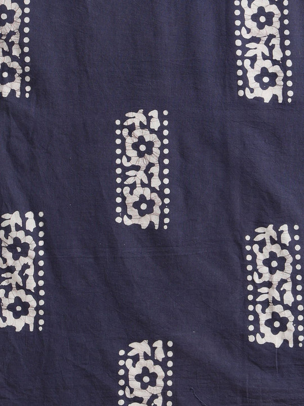 Indiehaat | Kota Doria Hand Wax Batik Suit Red