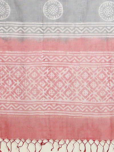 Indiehaat | Kota Doria Hand Wax Batik Suit Red