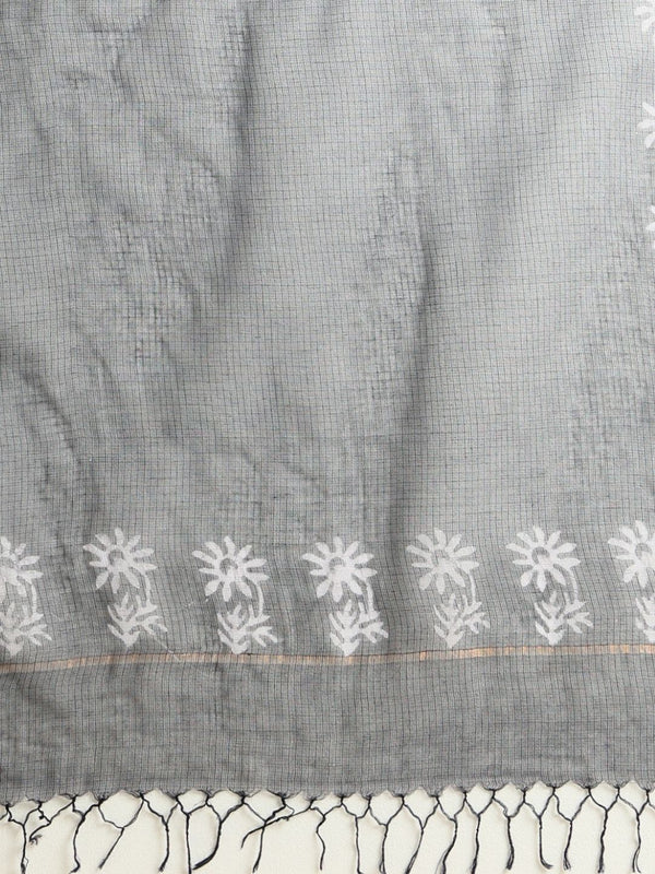 Indiehaat | Kota Doria Hand Wax Batik Suit Black