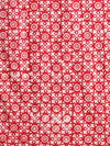 Indiehaat | Pure Mul Cotton Hand Wax Batik Suit Red