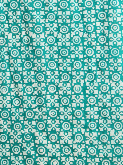 Indiehaat | Pure Mul Cotton Hand Wax Batik Suit Blue