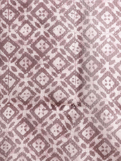 Indiehaat | Kota Doria Hand Wax Batik Suit Maroon