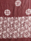 Indiehaat | Pure Mul Cotton Hand Wax Batik Suit Brown