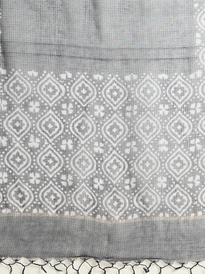 Indiehaat | Kota Doria Hand Wax Batik Suit Black