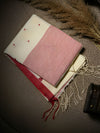 Indiehaat | Pure Mul Cotton Handloom Buti Saree Red & White