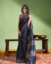 Beautiful Handloom Jayashree Silk Saree Blue